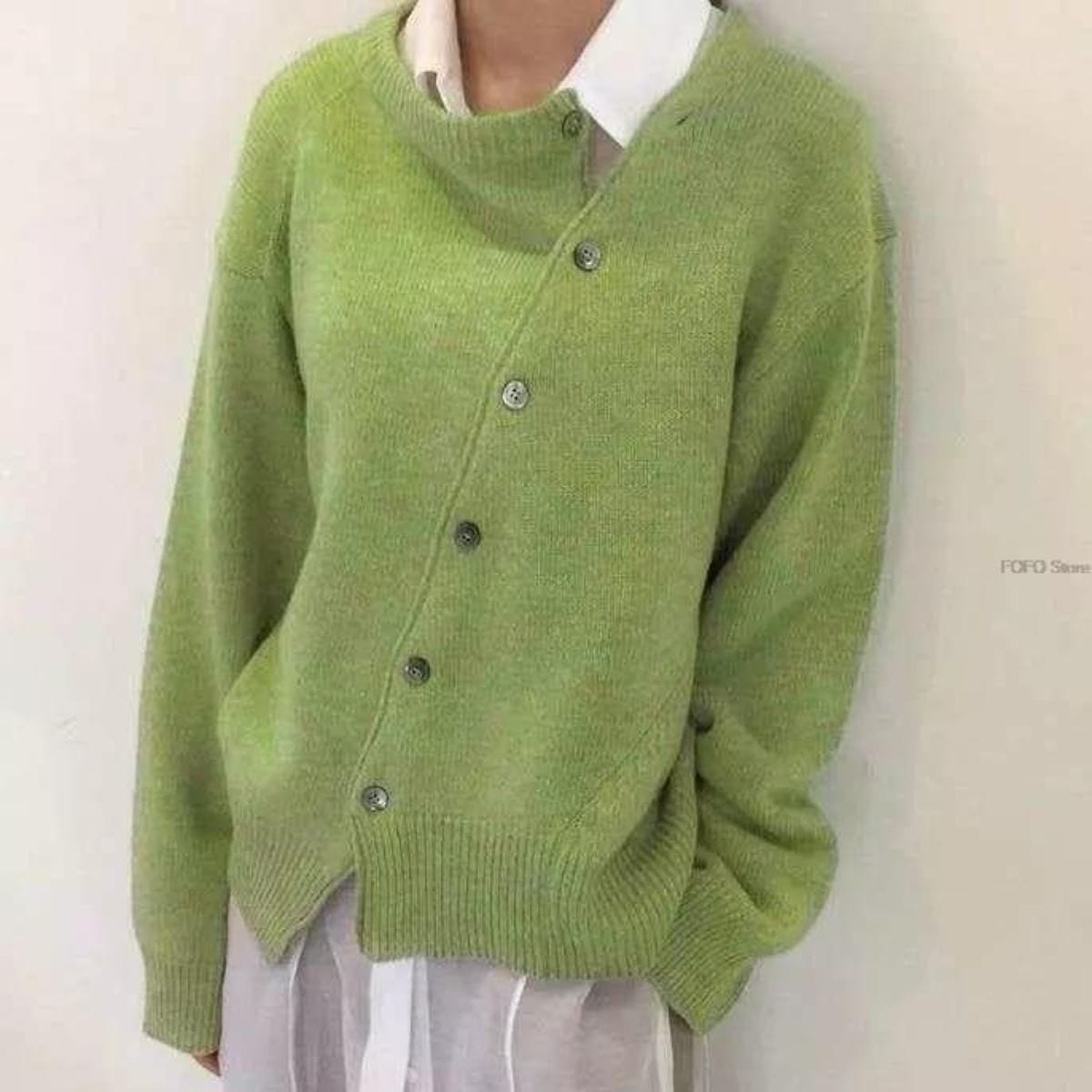 Virginia Wool Button Cardigan for Stylish Layering