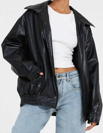 Ruby | Women's Oversized Bomber Jacket for Chic Style
