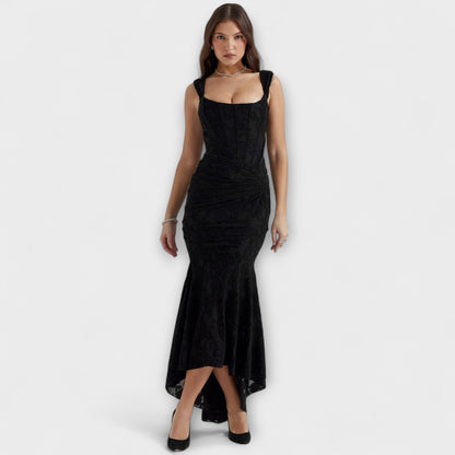 Renske - Chic Corset Long Dress for Events