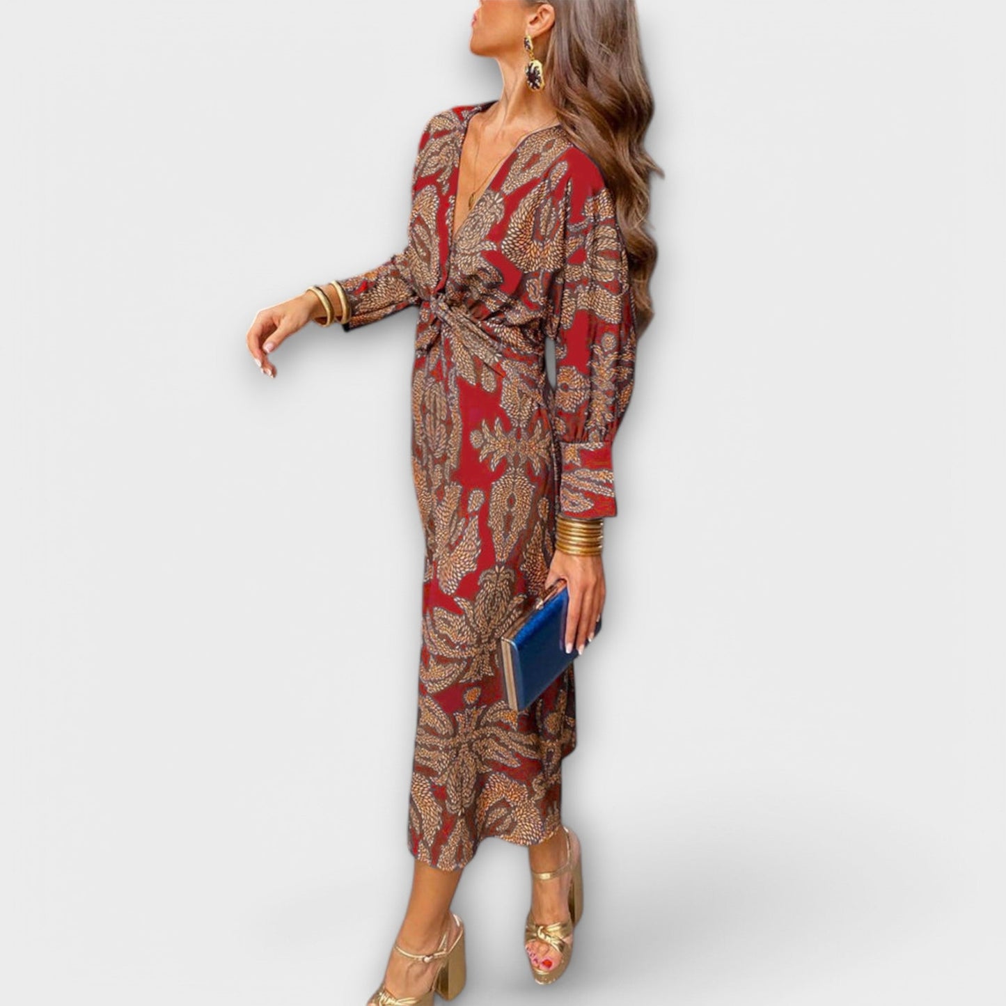 Oriana - Chic Long Sleeve Dress for Any Occasion