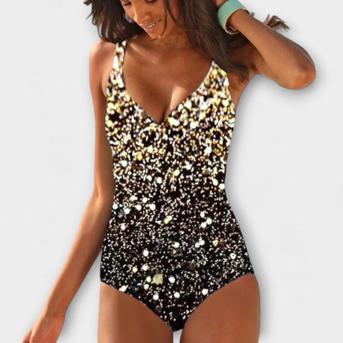 Chic Tricolor Swimwear for Beach and Pool