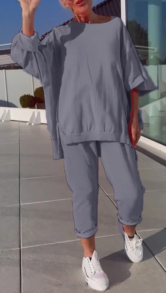 Ida | Chic Cotton Lounge Ensemble for Everyday Wear