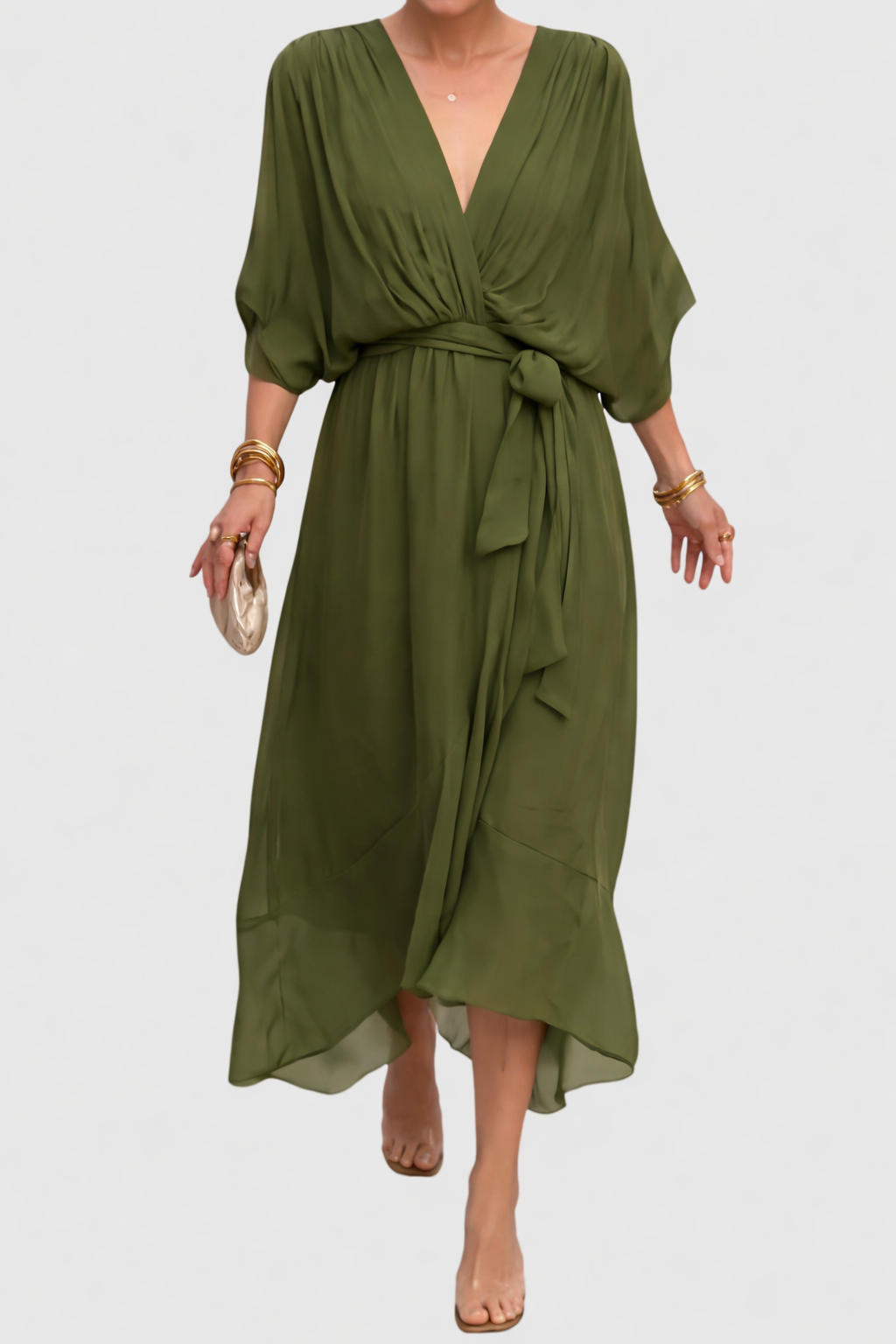 Bethany | Chic Evening Dress in Soft Fabric