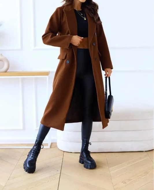 Sophisticated Fitted Trench Coat for All Occasions