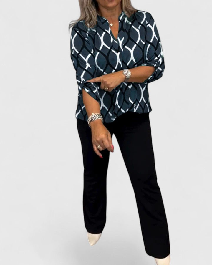 Chic Blouse for Office and Evening Wear