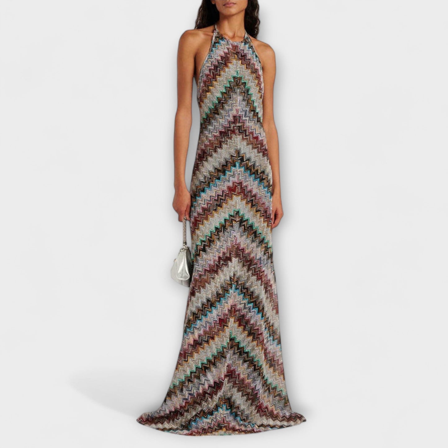 Reese Jodie Knit Dress – Vibrant Herringbone Style for Any Occasion