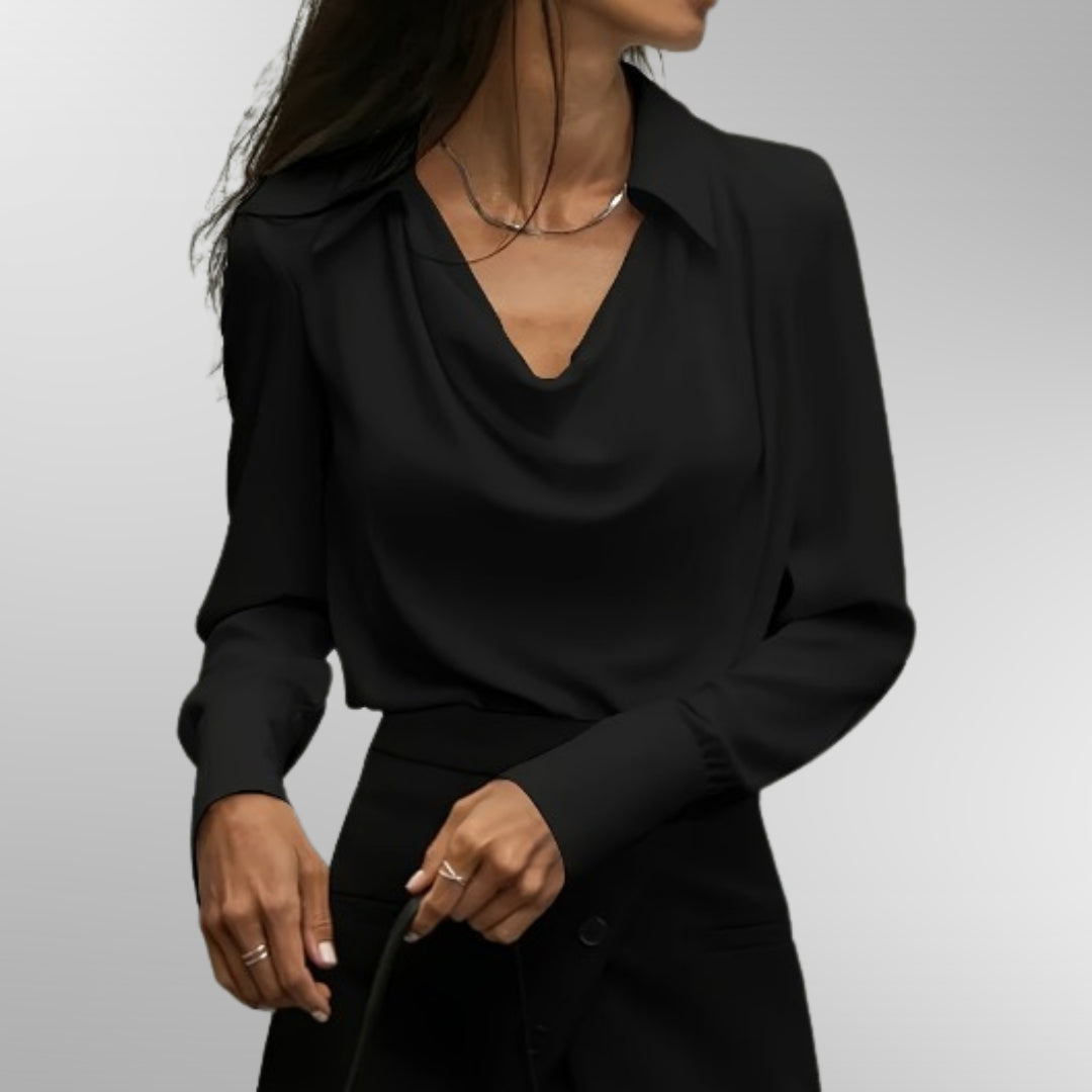 Violet™ | Satin Blouse for Chic Events