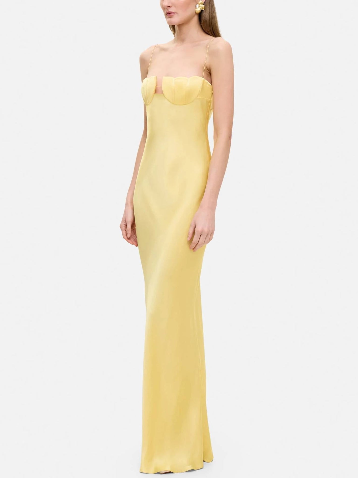 Wedding Guest Dress with Cut-Out Detail