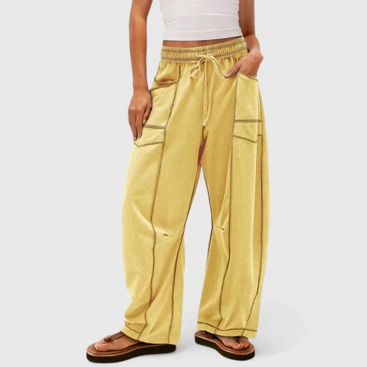 Camrynnne | Chic Fabric Trousers for Any Occasion