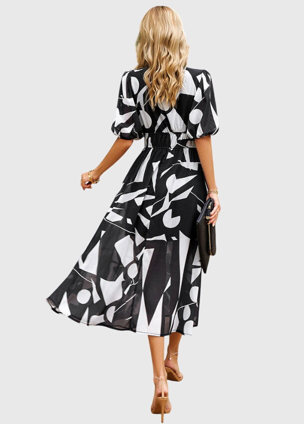 Chic Floral Midi Dress for Any Occasion