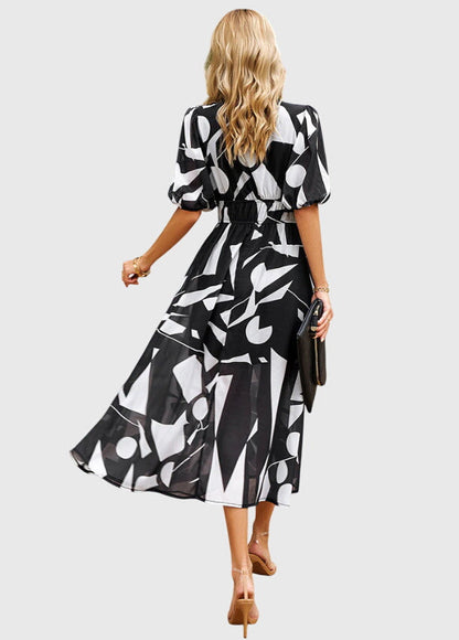 Chic Floral Midi Dress for Any Occasion