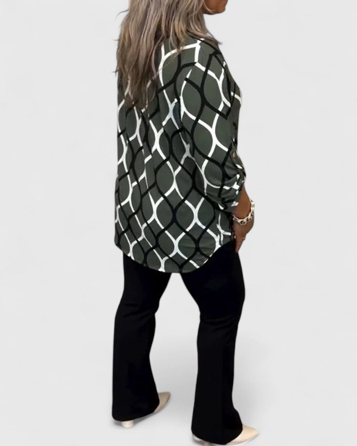 Chic Blouse for Office and Evening Wear
