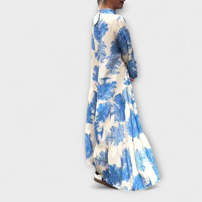 Nerina - Chic Floral Maxi Dress for Special Occasions