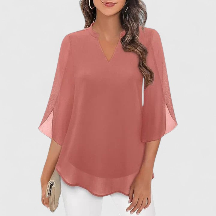 Chic Blouse for Office and Evening Wear