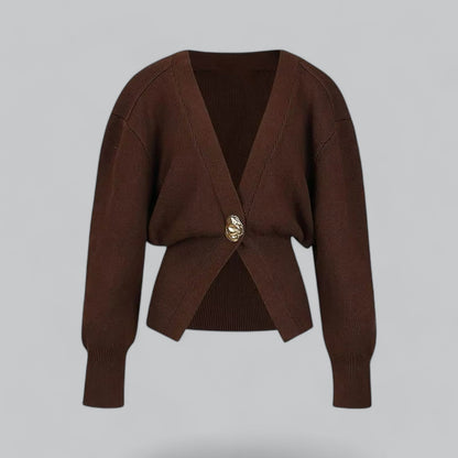 Stylish V-Neck Women's Cardigan for Any Occasion