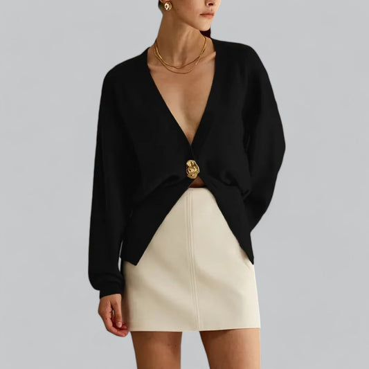 Stylish V-Neck Women's Cardigan for Any Occasion