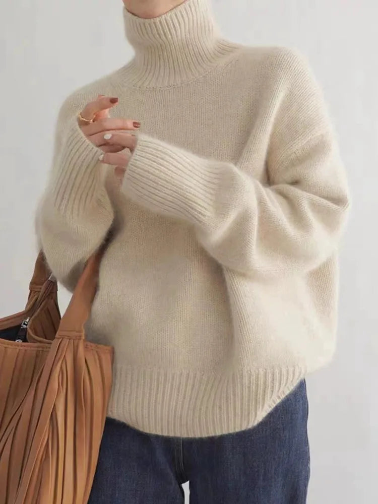 Elizabeth - Cozy Knit Turtleneck for Everyday Wear