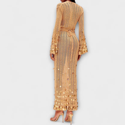 Nova Maxi Signature Dress - Chic Fabric for Any Occasion