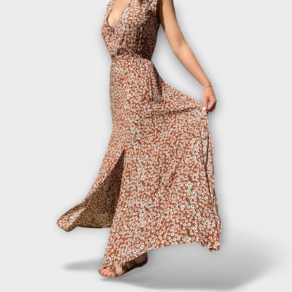 Bohemian Maxi Dress for Festivals and Beach Days