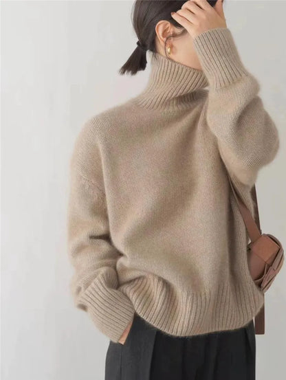 Elizabeth - Cozy Knit Turtleneck for Everyday Wear