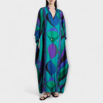 Harper - Colorful Psychedelic Kaftan for Beach & Festival Wear