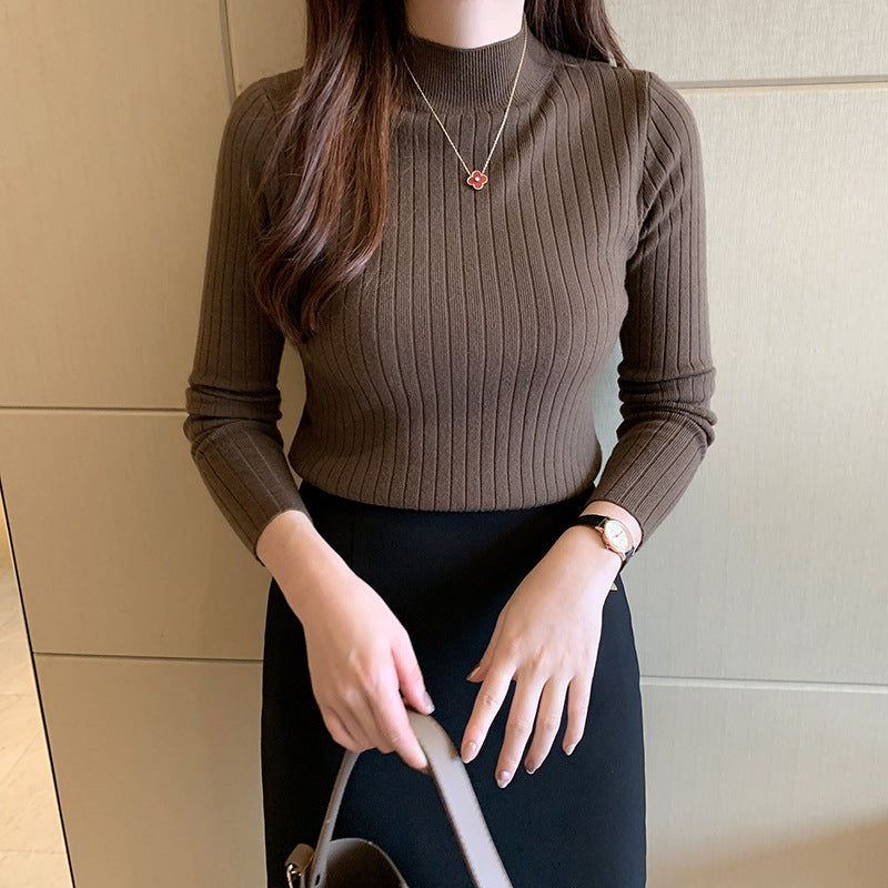 Aurora - Cozy Ribbed Turtleneck for Everyday Wear