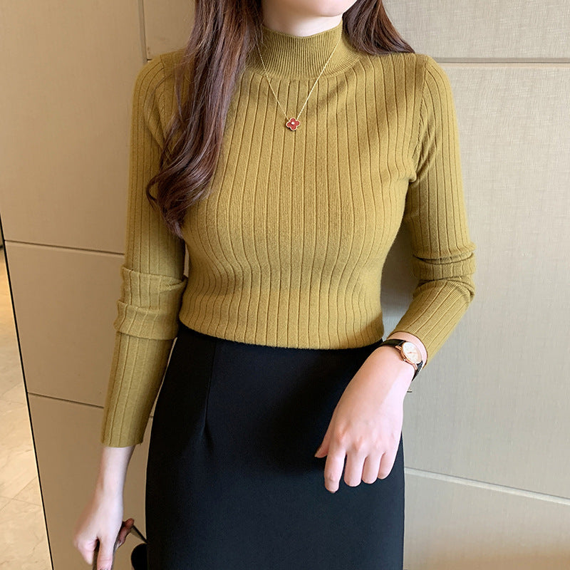 Aurora - Cozy Ribbed Turtleneck for Everyday Wear