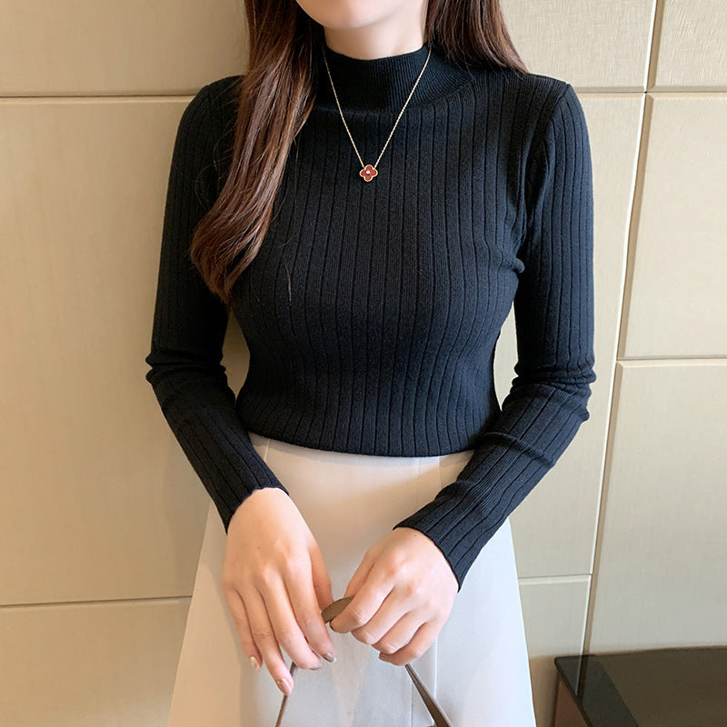 Aurora - Cozy Ribbed Turtleneck for Everyday Wear