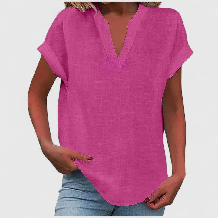 Xavinah | Chic V-Neck Blouse for Everyday Wear