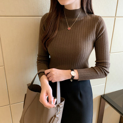 Aurora - Cozy Ribbed Turtleneck for Everyday Wear