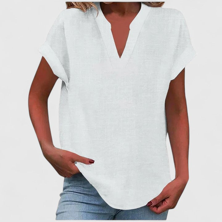 Xavinah | Chic V-Neck Blouse for Everyday Wear