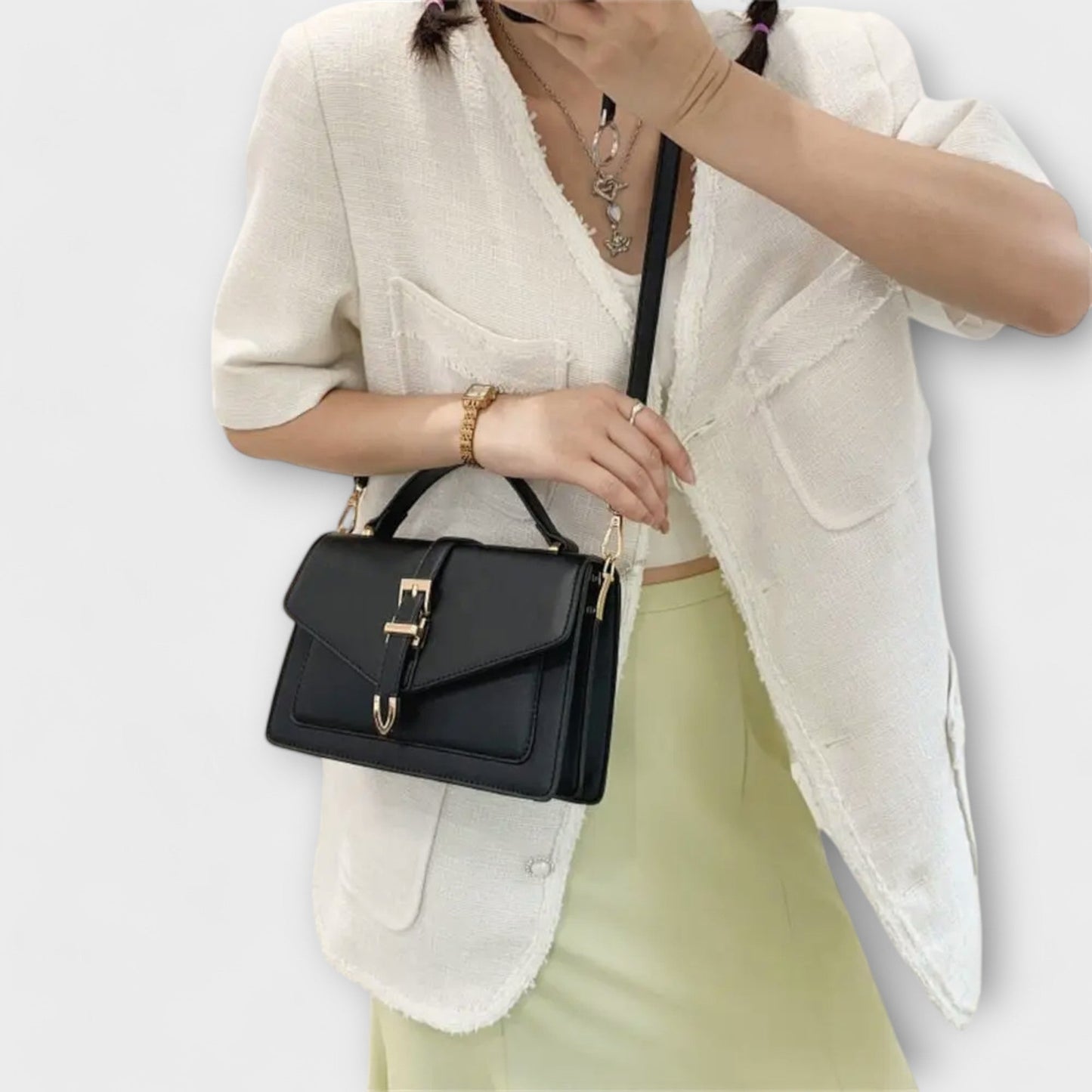 Olivia - Chic Canvas Shoulder Bag for Everyday Wear