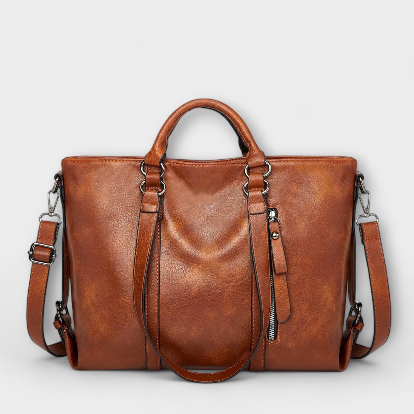 Olivia - Spacious Vegan Leather Handbag for Everyday Use