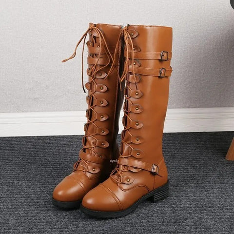 Kennedy - Vintage Lace-Up Ankle Boots for Stylish Occasions