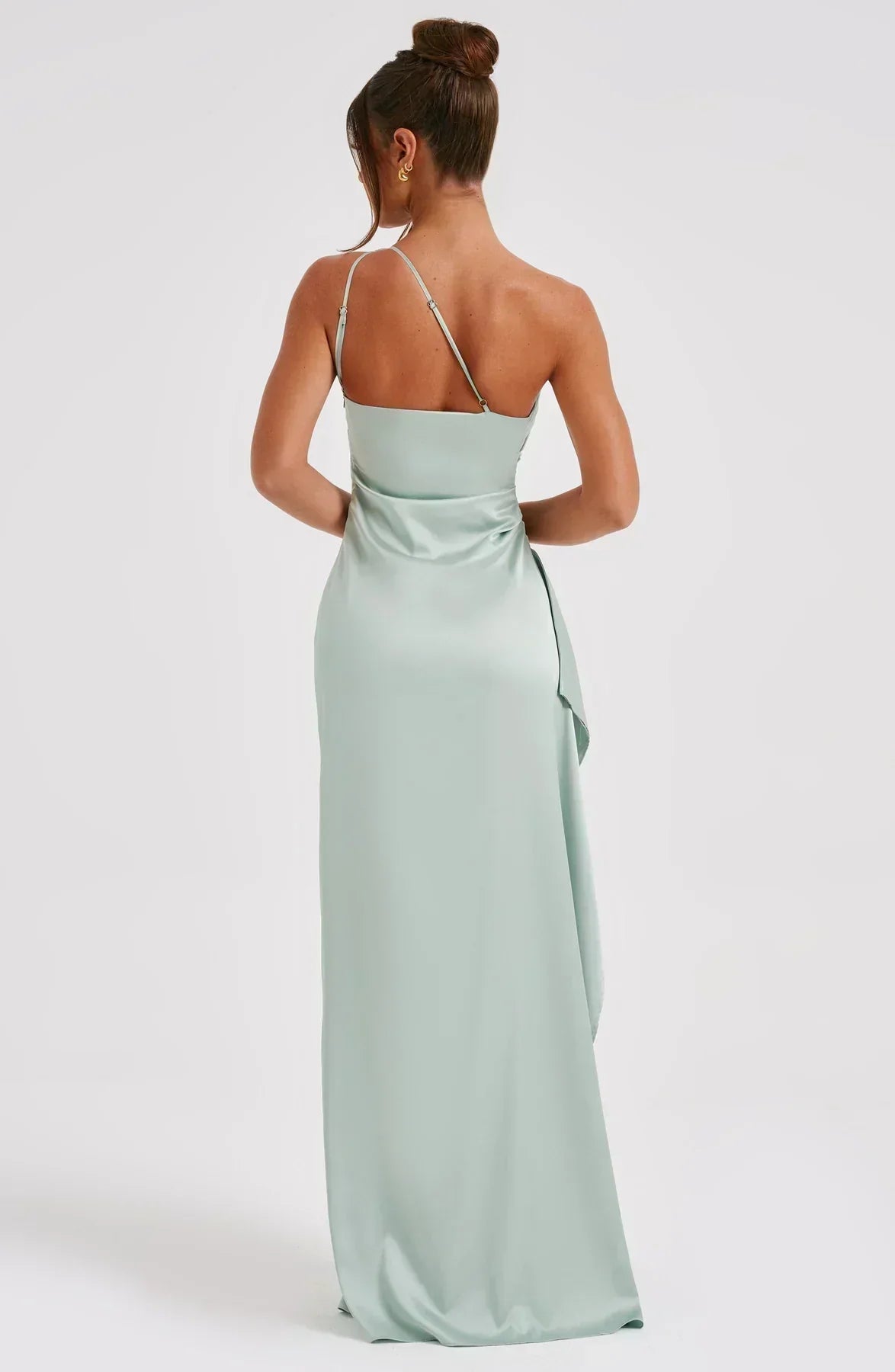Chic Asymmetric Maxi Dress for Evening Wear