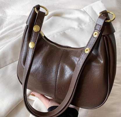 Chic Zip Top Hobo Bag with Adjustable Strap