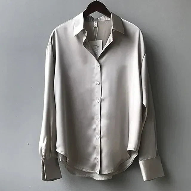 Women’s Satin Blouse - Chic Style for Any Occasion