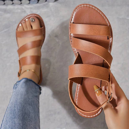 Chic Women's Three-Strap Summer Sandals for Every Occasion