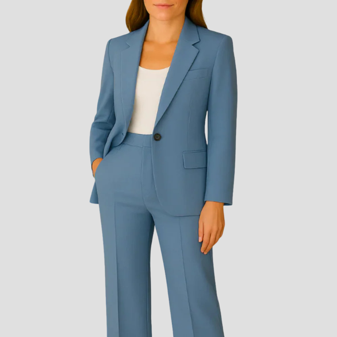 Chic Women's Two-Piece Suit for Office & Events