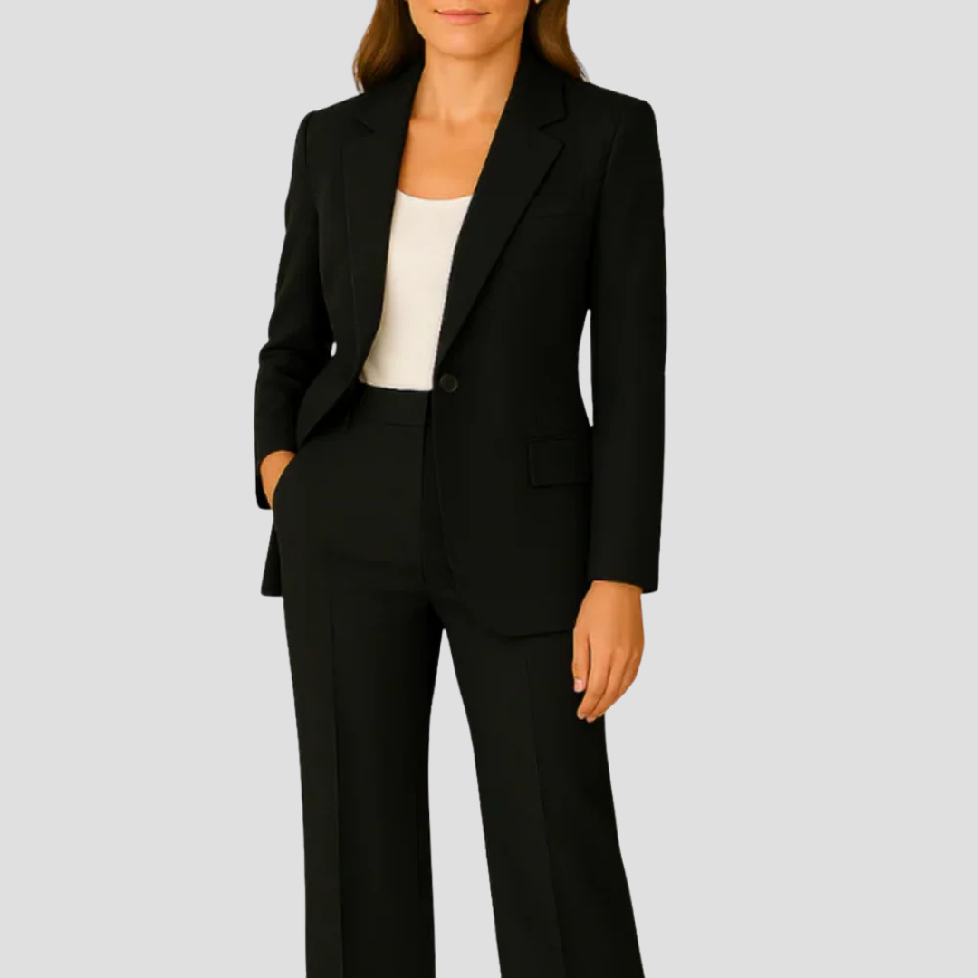 Chic Women's Two-Piece Suit for Office & Events