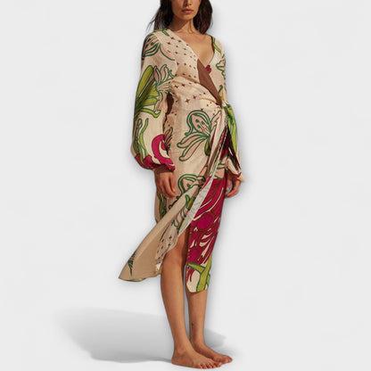 Tracey - Stylish Tie Maxi Dress for Any Occasion