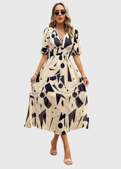 Chic Floral Midi Dress for Any Occasion