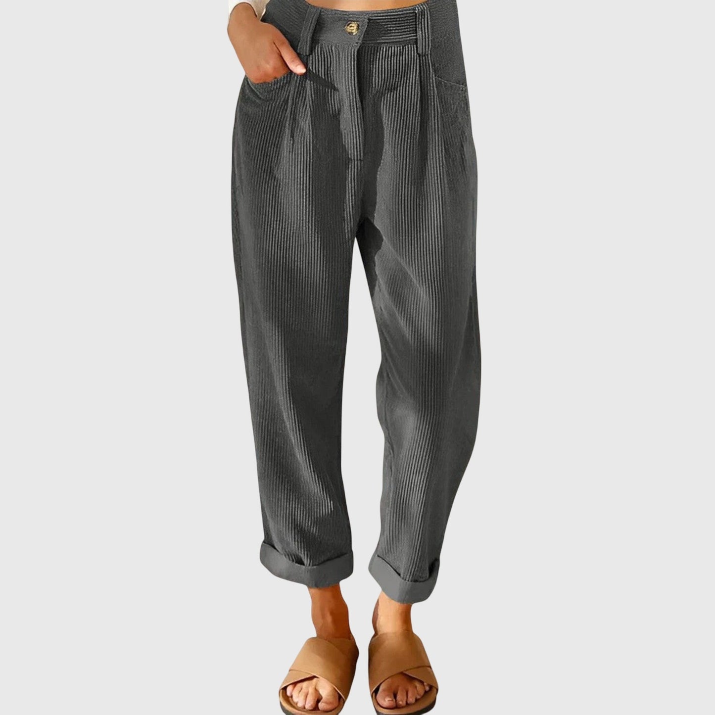 Jana - Stylish Corduroy Trousers for Any Occasion