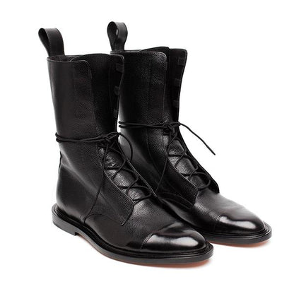 Emma - Stylish Vegan Leather Winter Boots for Every Occasion