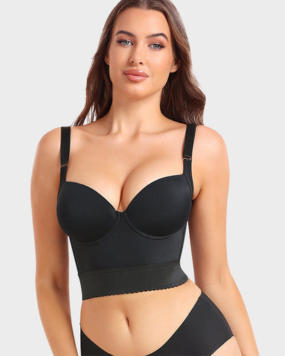 Shapewear Longline Push-Up Bra for All-Day Wear