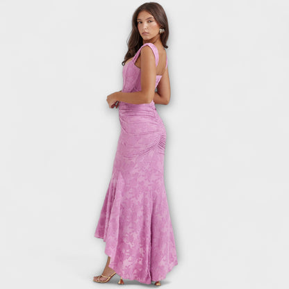 Renske - Chic Corset Long Dress for Events