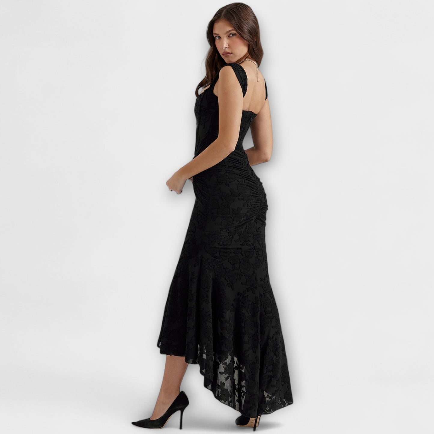 Renske - Chic Corset Long Dress for Events