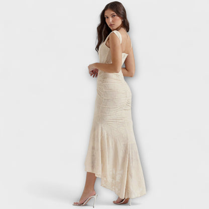 Renske - Chic Corset Long Dress for Events