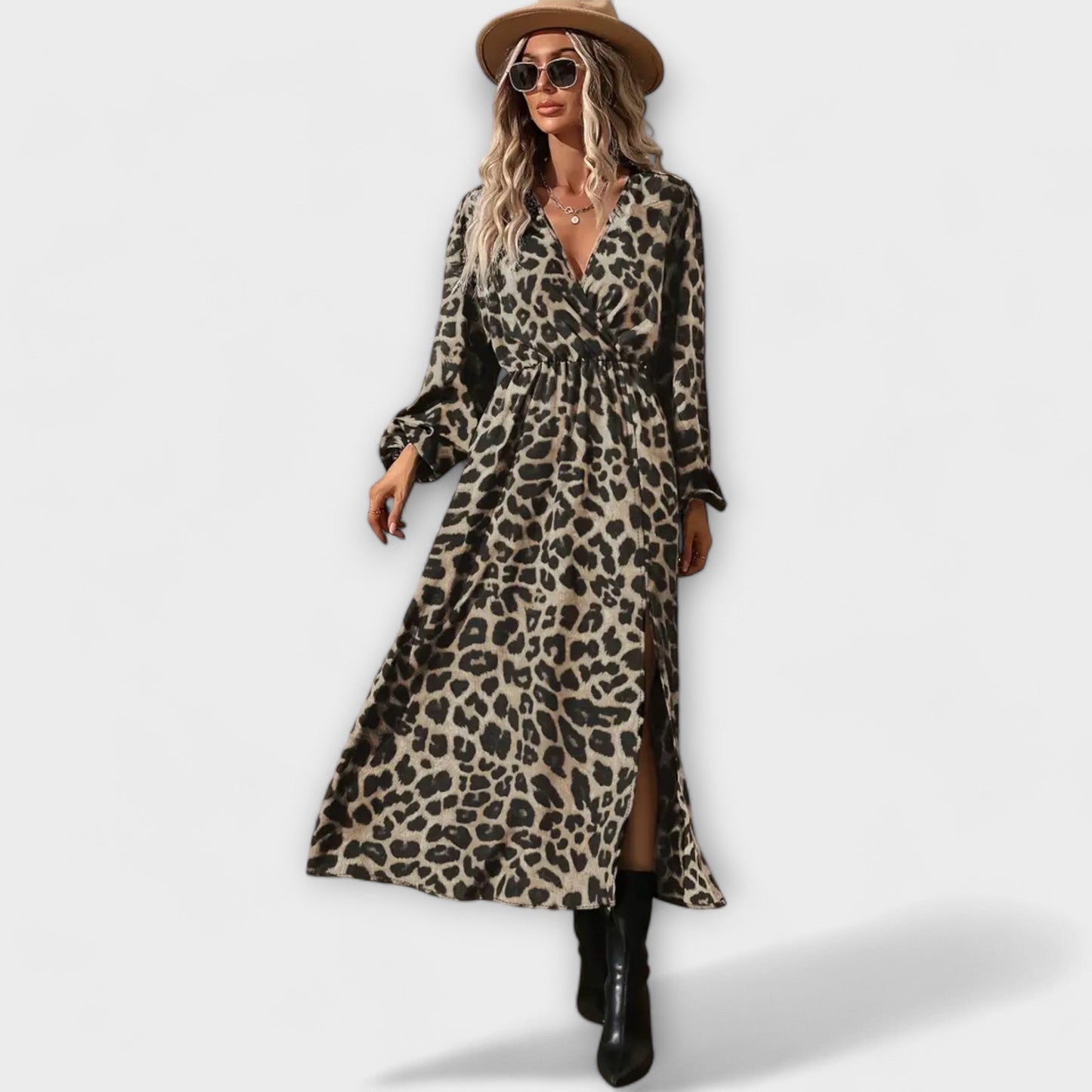 Chic Leopard Print Dress for Day or Night