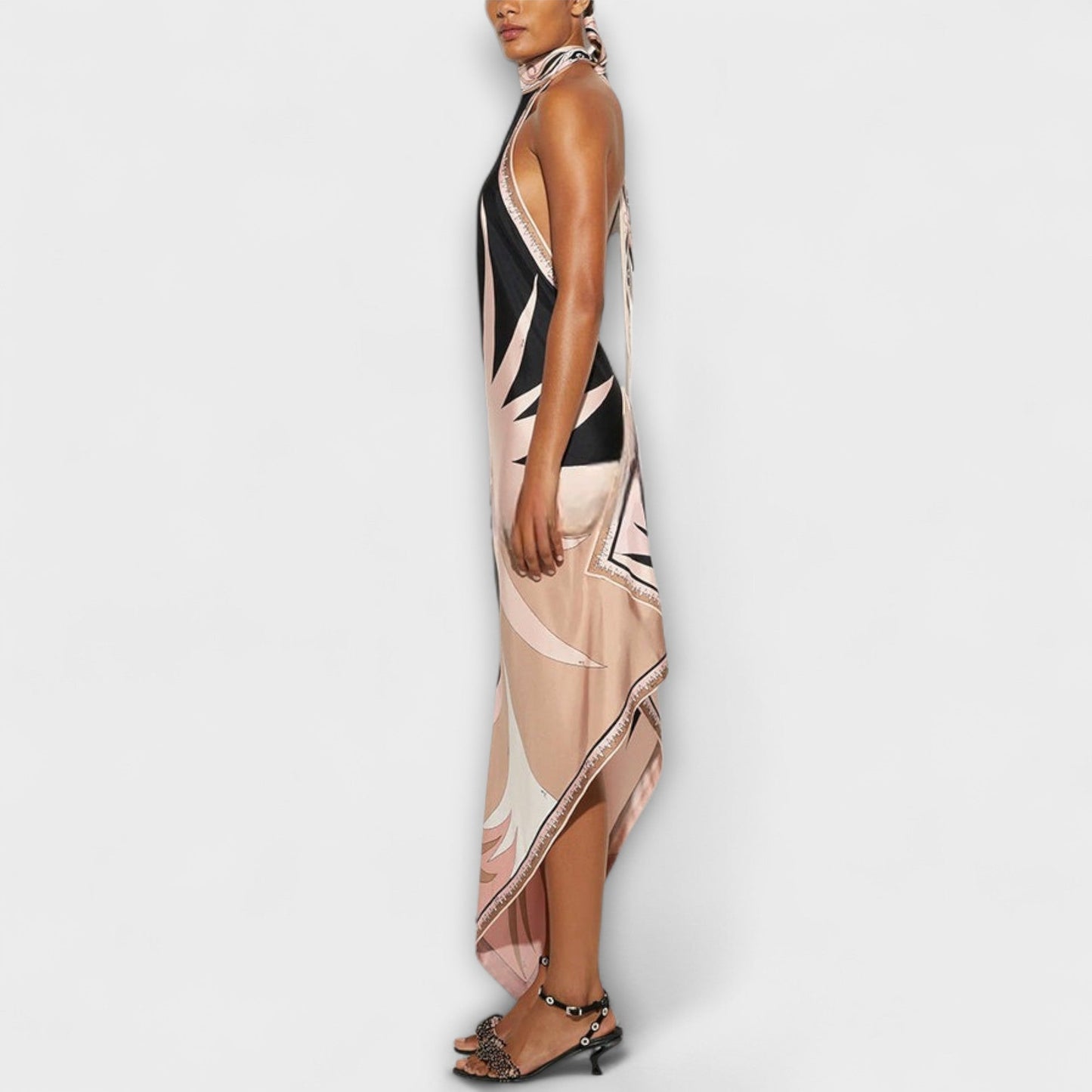 Chic Satin Strap Dress for Events